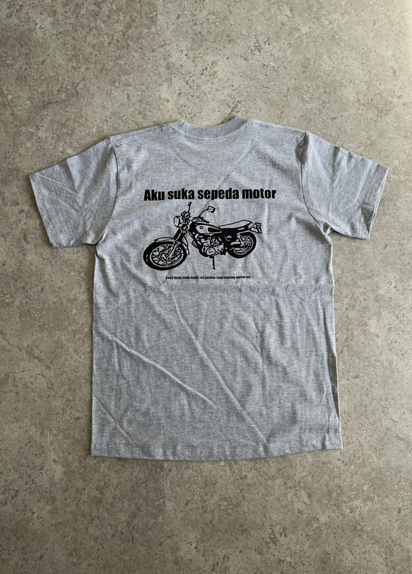 originalバイクTシャツ「SR」 6枚目の画像