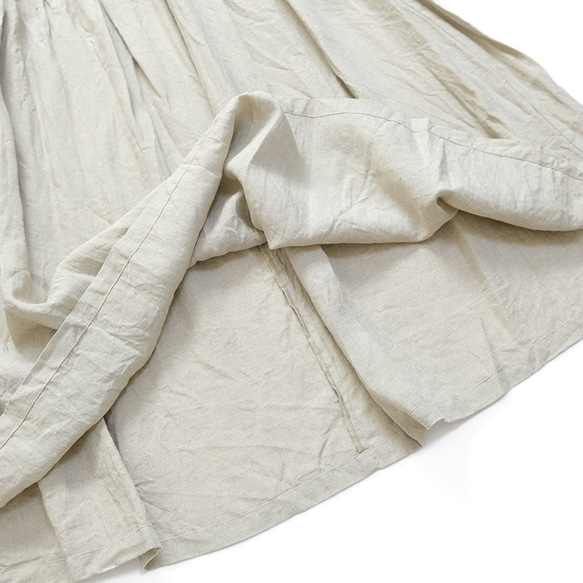 ✨30％OFF✨リネンティアードスカート vent blanc VBS221340 ヴァンブラン 麻スカート 7枚目の画像