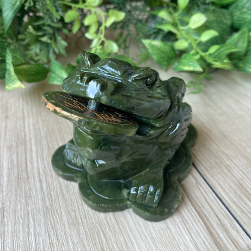 お金が返ってくる グリーンジェード 銭蛙(ゼニカエル) パワー 天然石