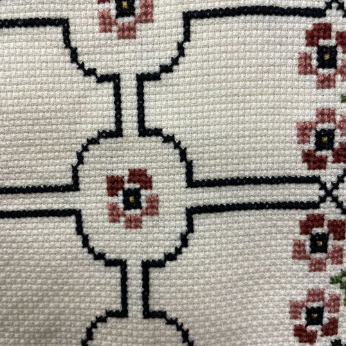 クロスステッチ刺繍のれん カーテン Only-わん🐾 通販 13918829