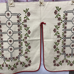 クロスステッチ刺繍のれん カーテン Only-わん🐾 通販 13918829