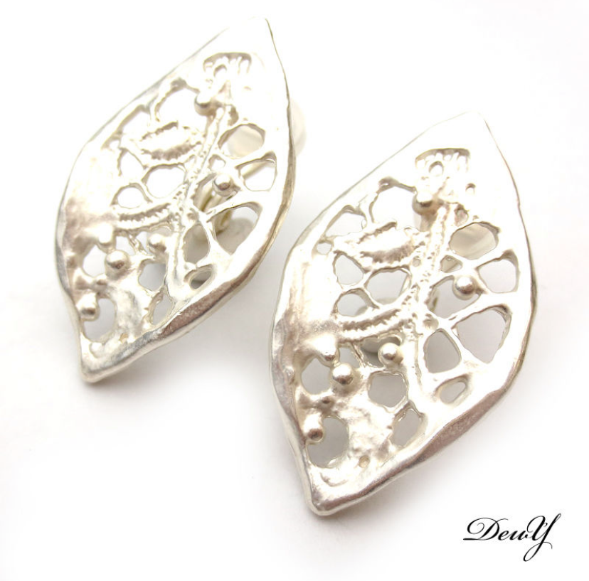 コスチュームジュエリー/ヴィンテージ/メタル/アンティーク調/ピアス【Deux Y】DCP-010