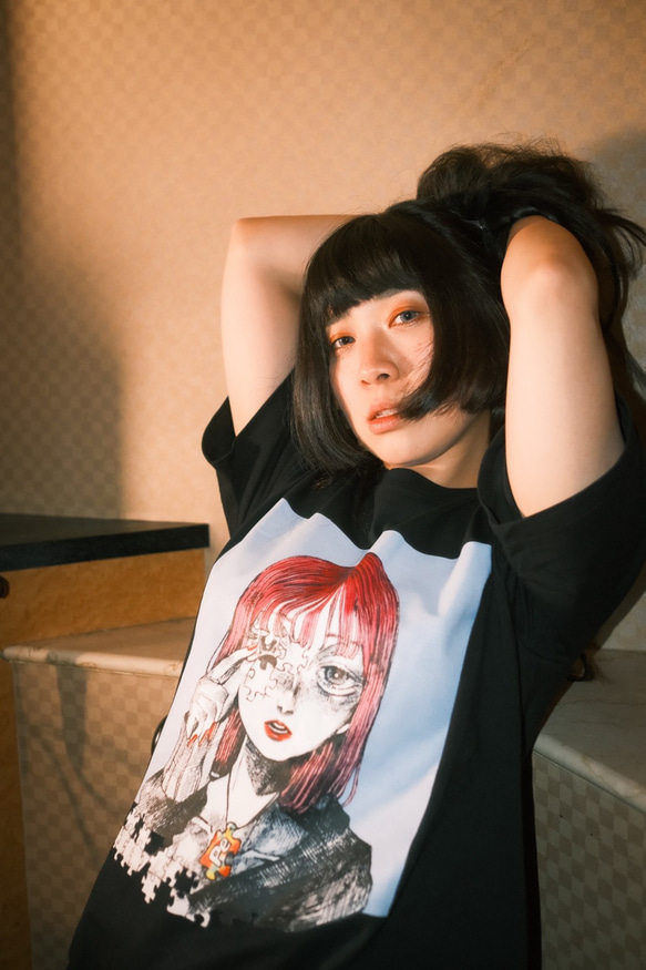 lost girl tee プリントTシャツ 1枚目の画像