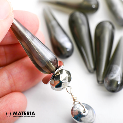 KW10GP 銅製ウェーブスペーサー 12mm 6個 メタルパーツ メタルビーズ  