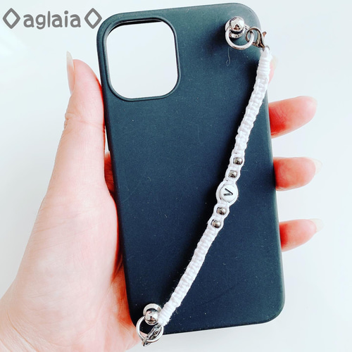 オーダーメイド ミサンガスマホチェーン イニシャル入り☆ その他