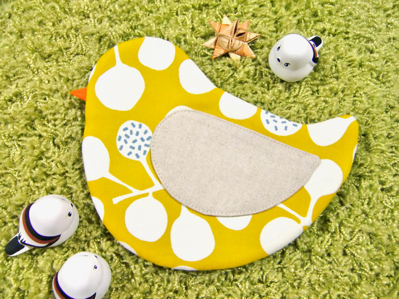 ハンドメイド 小鳥デザイン マルチケース