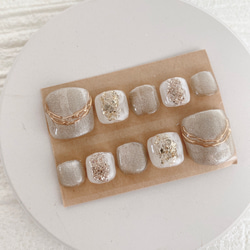 【フットネイル】マグネット ニュアンス ネイルチップ 5b552effcf74138eabd14760a3c754