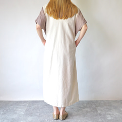 【福袋】寬鬆紗布T卹/粉米色+毛衣裙/本色 第3張的照片
