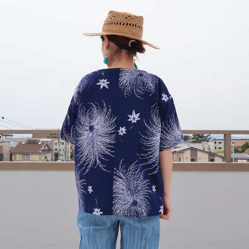 風鈴草ブラウス｜きもの時季（とき）のシャツ・ブラウス｜着物