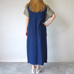 【福袋】寬鬆紗布T卹/卡其色+毛衣裙/海軍藍 第3張的照片