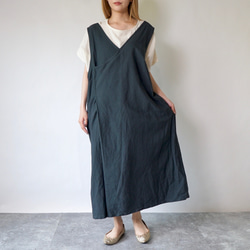 【福袋】寬鬆紗布T卹/本色+毛衣裙/黑色 第1張的照片