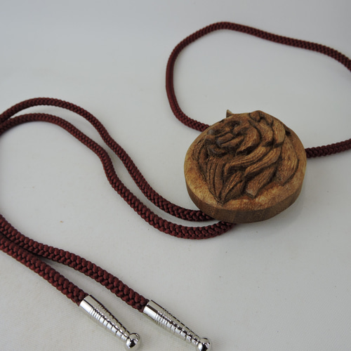 木製大獅子のループタイ 父の日おすすめ】ループタイ ライオン ネクタイ・蝶ネクタイ 彫昌 通販