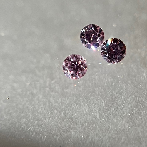ルース】ピンクダイヤモンドルース 約0.03ct(約2.0mm) 天然石