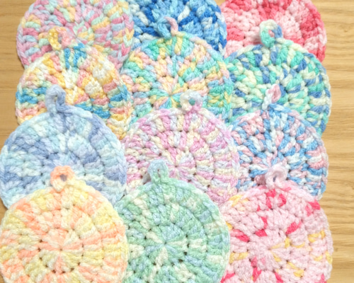 まる アクリルたわし エコたわし コースター アクリルタワシ その他