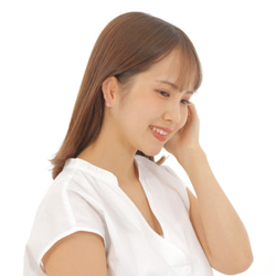 正宗珍珠鈦金單粒珍珠耳環，3.5-4毫米阿古屋珍珠，小珍珠，日本珍珠，日本製 第7張的照片