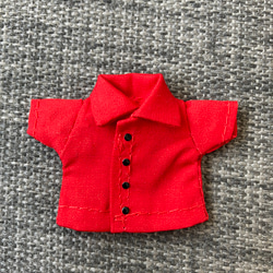 オビツ11 半袖シャツ　red 2枚目の画像