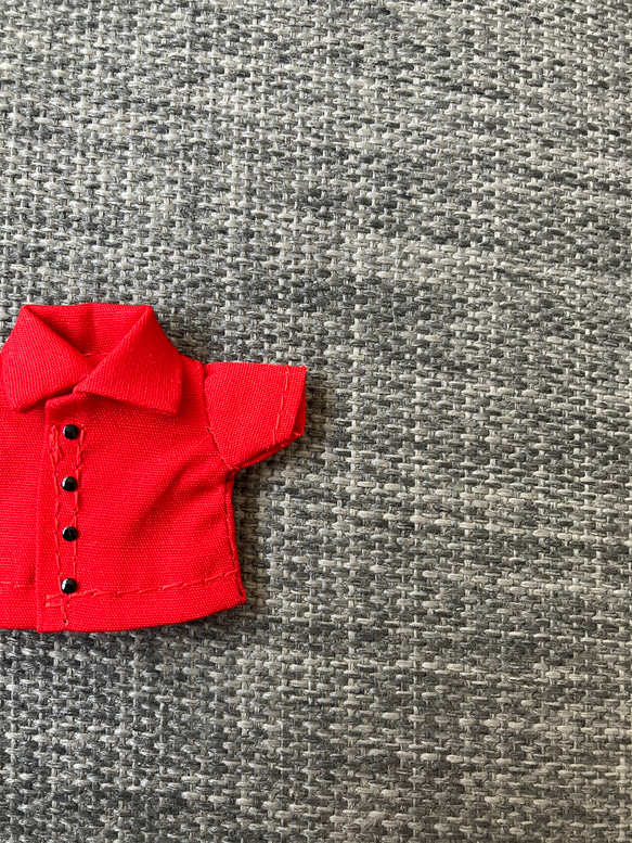 オビツ11 半袖シャツ　red 3枚目の画像