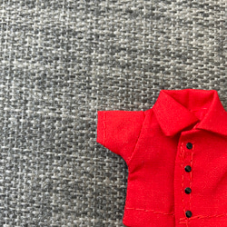 オビツ11 半袖シャツ　red 4枚目の画像