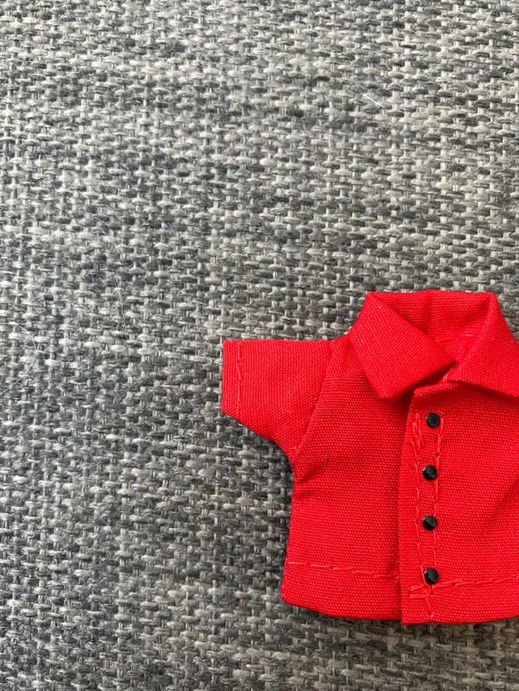 オビツ11 半袖シャツ　red 4枚目の画像