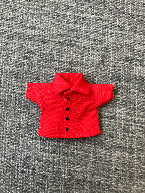 オビツ11 半袖シャツ　red 1枚目の画像