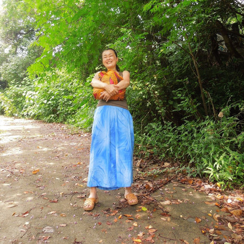 SALE】bighug バリコットンチューブスカート○マルーンムジ ロング  