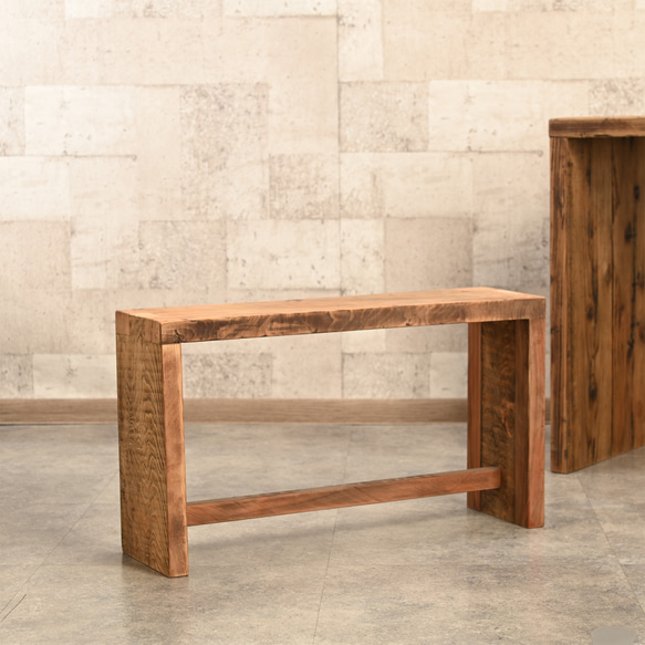 古材（杉材）で作ったテーブル・ベンチのセット　 11枚目の画像