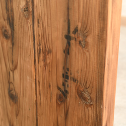 古材（杉材）で作ったテーブル・ベンチのセット　 5枚目の画像