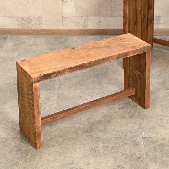 古材（杉材）で作ったテーブル・ベンチのセット　 12枚目の画像
