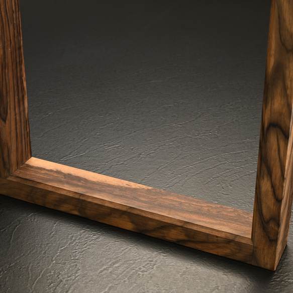 古材で作った 炉縁（ろぶち）　木材：黒柿 ろぶち 炉縁 です