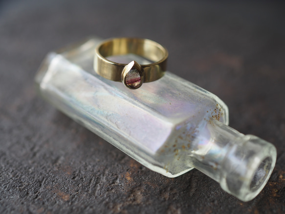 tourmaline brass ring (keiu) 7枚目の画像