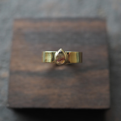 tourmaline brass ring (keiu) 1枚目の画像