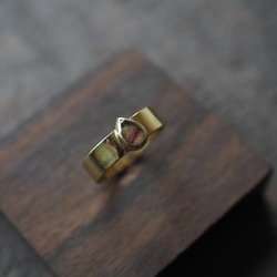 tourmaline brass ring (keiu) 3枚目の画像