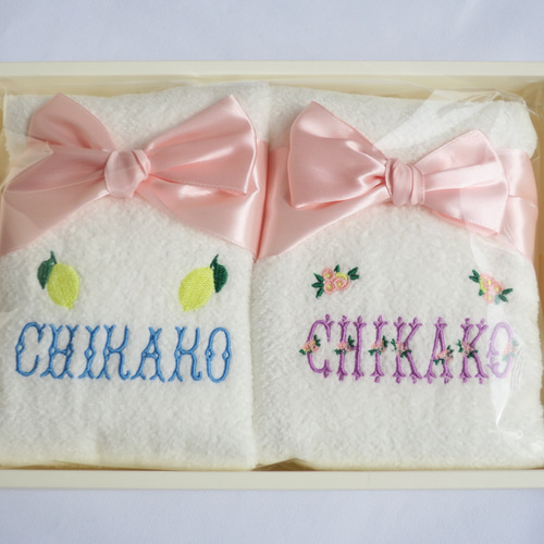 【新品未開封】【非売品】レザレクション　キャディタオル　ティファニーブルー 名入れします♡ティファニーブルー♡結婚祝い今治タオル二枚組