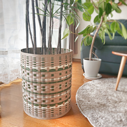 大型用鉢植えカバー2個セット(個売りOK) 大型 巻き巻き鉢カバー 《1点限り》 その他インテリア雑貨 Craft Aile