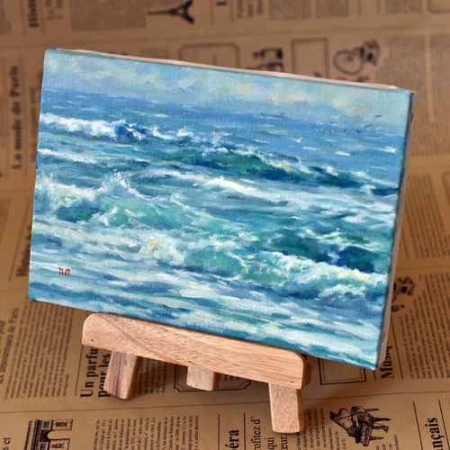 『a Tiny Angele』 油彩画 油絵 アート 原画 一点物 一点物 アート 『a 油絵 原画 Angele』 Tiny 油彩画