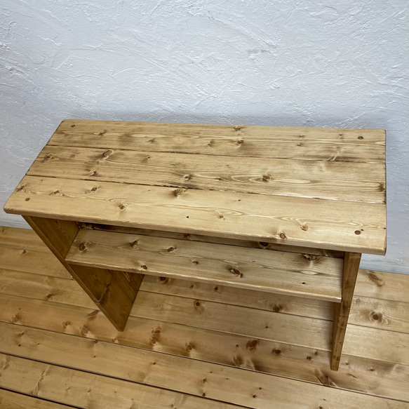 ゴミ箱の上を有効活用*ｈ60ｗ70ｄ26.7収納/キッチン棚/プリンター台/ラック　無垢材　シンプル ～＊～＊～＊～＊～