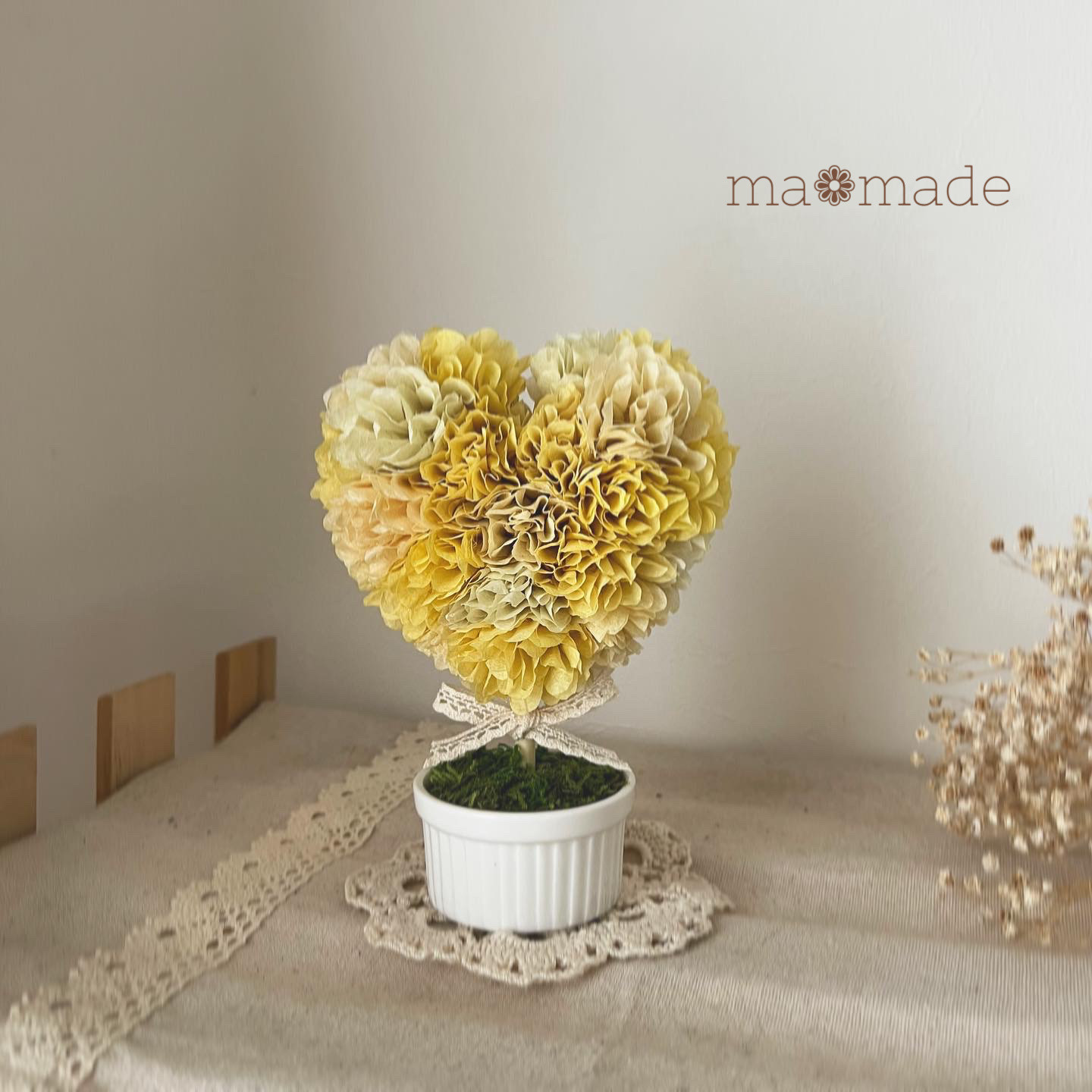 mamimume-memechan様オーダー品】ハートのペパナプトピアリー  