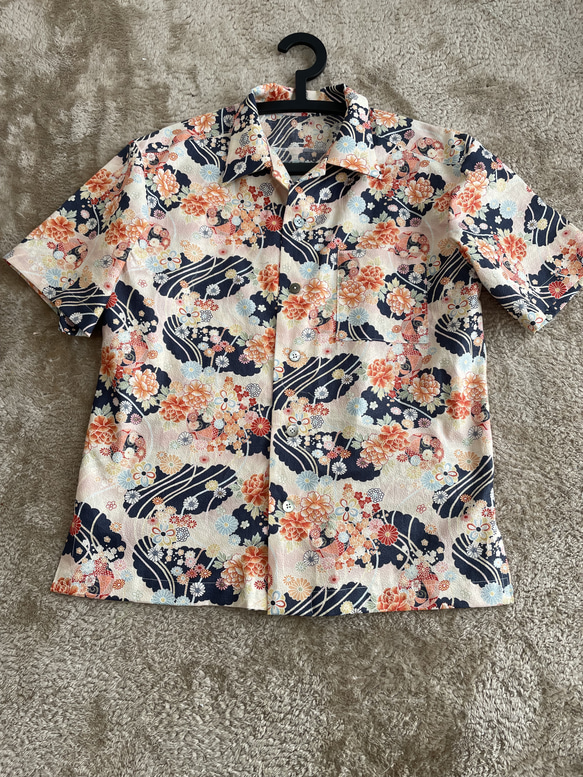 アロハシャツ和柄メンズ シャツ ooneko 通販 13923808｜Creema(クリーマ)