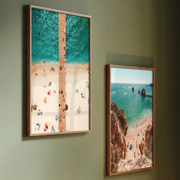 【人気 夏 ビーチ インテリア ポスター】オシャレ マリン 雑貨【海 写真 夏 景色】 壁掛け アート 海外風 飾り 12枚目の画像
