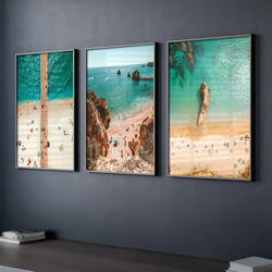 【人気 夏 ビーチ インテリア ポスター】オシャレ マリン 雑貨【海 写真 夏 景色】 壁掛け アート 海外風 飾り 7枚目の画像