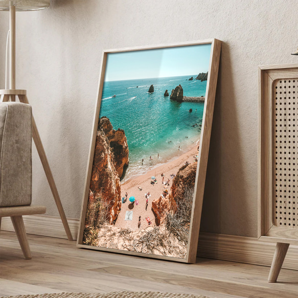 【人気 夏 ビーチ インテリア ポスター】オシャレ マリン 雑貨【海 写真 夏 景色】 壁掛け アート 海外風 飾り 8枚目の画像