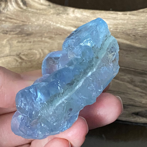 天然石ブルーフローライト✨ ブルー・フローライト（蛍石） Fantastic Blue 中国産 36g/鉱物