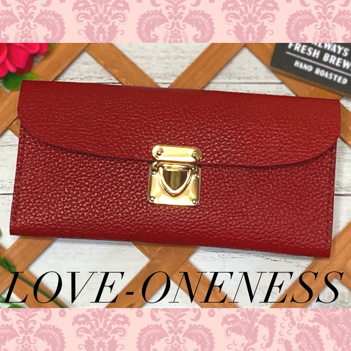 ❤️【超可愛い♪】高級感×シンプルデザインの大人おしゃれ総本革長財布ベビーピンク