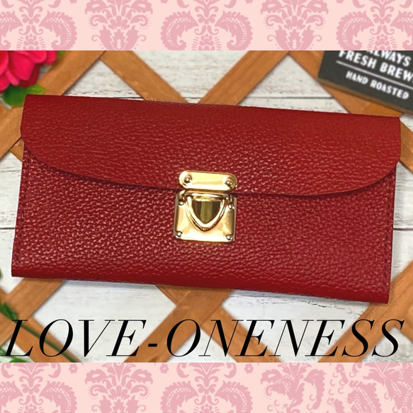 ❤️【完璧メロン♪】高級感×シンプルデザインの大人オシャレで超可愛い総本革長財布♪ 1_4df2d3eddb98e40f86b31dcc6c05