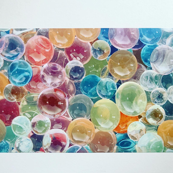 デザインペーパー　ガラス玉上質紙　10枚 2枚目の画像