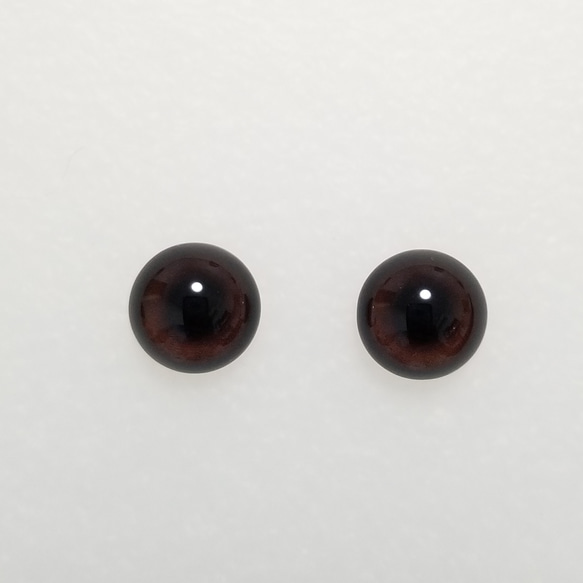 S9　わんこの瞳　１２㎜　グラスアイ　羊毛フェルト用 1枚目の画像