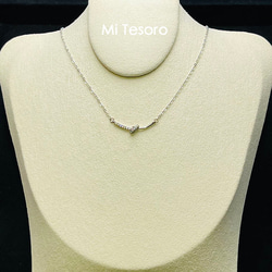 Mi Tesoro 韓星-結式項鍊/925銀ネックレス 第4張的照片