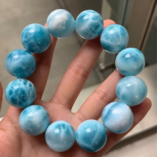天然無処理 ラリマー ブレスレット 大玉20mm ② ブレスレット 天然石屋