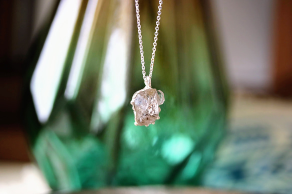 Herkimer Diamond Mother and Child Necklace 10枚目の画像