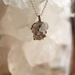 Herkimer Diamond Mother and Child Necklace 12枚目の画像